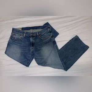 Polo by Ralph Lauren Men’s Authentic Dungarees Blue Jeans 33x30 EXCELLENT COND